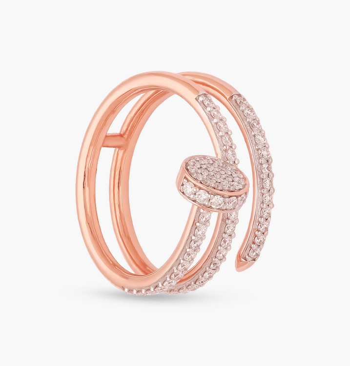 The Sparkle Swirl Ring